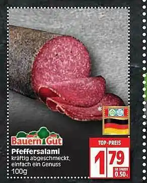 Edeka Bauern Gut Pfeffersalami Angebot