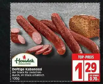 Edeka Houdek Deftige Kabanossi Angebot