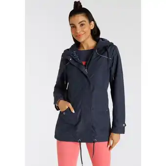 Baur Kangaroos langjacke kangaroos gr. 32, blau (marine) damen jacken lange mit reflektierenden details Angebot