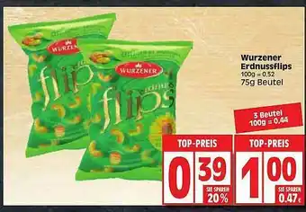 Edeka Wurzener Erdnussflips Angebot