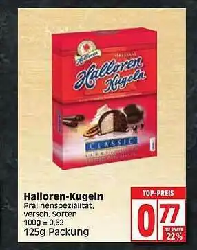 Edeka Halloren-kugeln Angebot