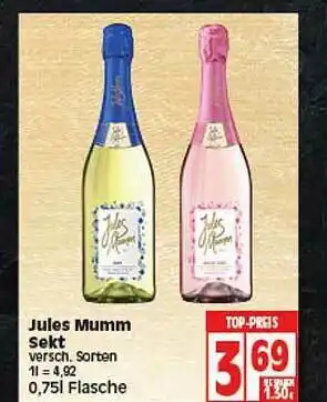 Elli Markt Jules Mumm Sekt Angebot