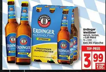 Elli Markt Erdinger Weißbier Angebot