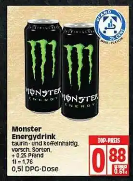 Elli Markt Monster Energy Drink Angebot