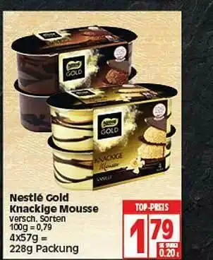 Elli Markt Nestlé Gold Knackige Mousse Angebot