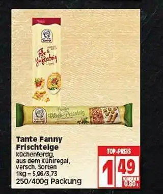 Elli Markt Tante Fanny Frischteige Angebot