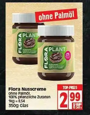 Elli Markt Flora Nusscreme Angebot