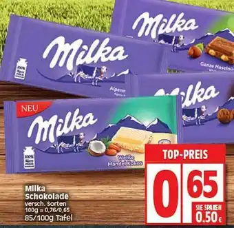 Elli Markt Milka Schokolade Angebot