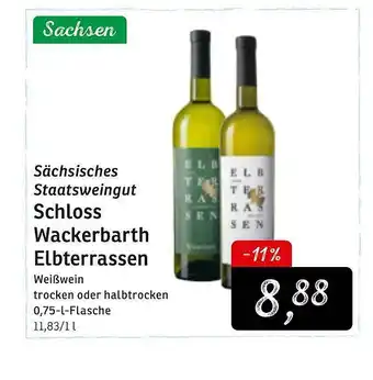 KONSUM Sächsisches Staatweingut Schloss Wackerbarth Elbterrassen Angebot