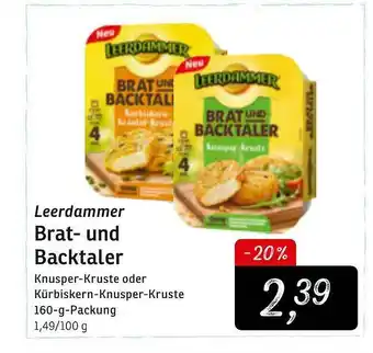 KONSUM Leerdammer Brat- Und Backtaler Angebot