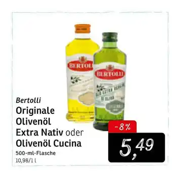 KONSUM Bertolli Originale Olivenöl Extra Nativ Oder Cucina Angebot