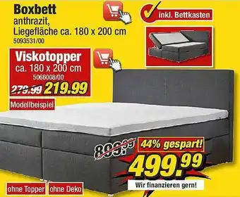 Poco Boxbett, Viskotopper Angebot