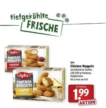 Wasgau Iglo Chicken Nuggets Angebot