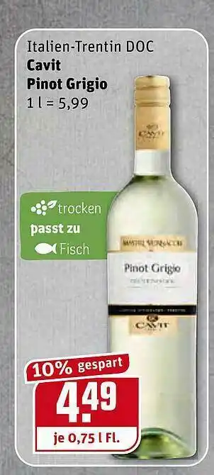 REWE Cavit Pinot Grigio Angebot