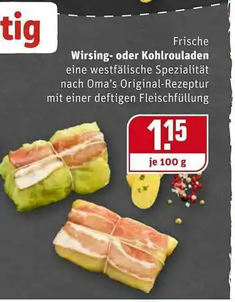 REWE Wirsing- Oder Kohlrouladen Angebot