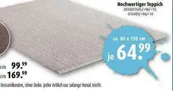 ROLLER Hochwertiger Teppich Angebot