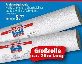 ROLLER Papierprägetapete Angebot