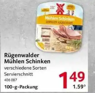 Selgros Rügenwalder Mühle Mühlen Schinken Angebot