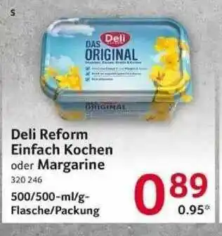 Selgros Deli Reform Einfach Kochen Oder Margarine Angebot