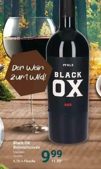 Selgros Black Ox Rotweincuvée Angebot