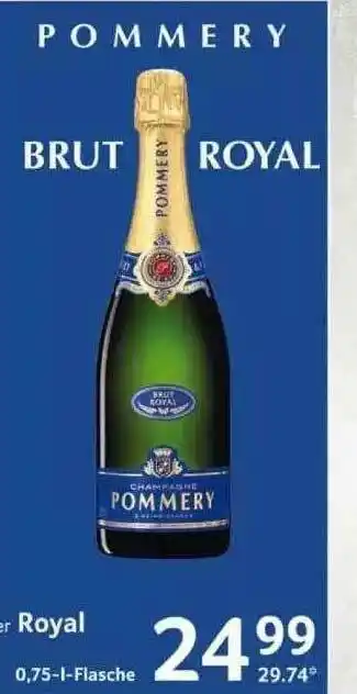 Selgros Pommery Brut Royal Angebot