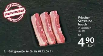 Selgros Frischer Schweinebauch Angebot