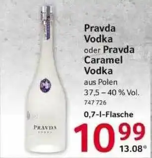 Selgros Pravda Vodka Oder Pravda Caramel Vodka Angebot