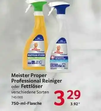 Selgros Meister Proper Professional Reiniger Oder Fettlöser Angebot