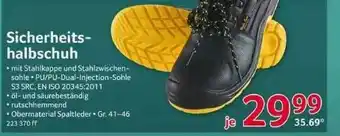 Selgros Sicherheitshalbschuh Angebot