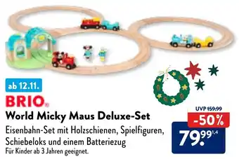 Aldi Nord BRIO World Micky Maus Deluxe-Set Angebot