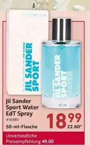 Selgros Jil Sander Sport Water Edt Spray Angebot