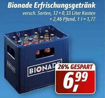 Simmel Bionade Erfrischungsgetränk Angebot