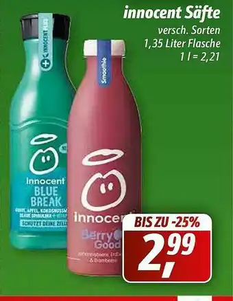 Simmel Innocent Säfte Angebot