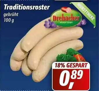 Simmel Traditionsroster Drebacker Angebot