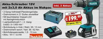 Stabilo Fachmarkt Makita Akku-schrauber Angebot