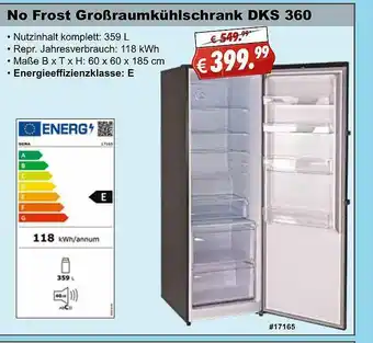 Stabilo Fachmarkt No Frost Großraumkühlschrank Dks360 Angebot