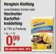 V Markt Henglein Kloßteig Oder Hochreiter Kartoffelknödelteig Angebot