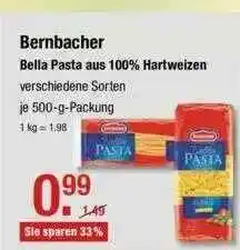 V Markt Bernbacher Bella Pasta Aus 100% Hartweizen Angebot