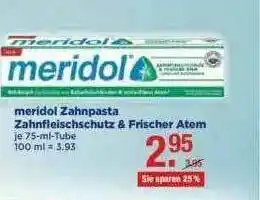 V Markt Meridol Zahnpasta Zahnfleischschutz & Frischer Atem Angebot