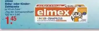 V Markt Elmex Baby- Oder Kinder-zahnpasta Angebot