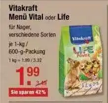 V Markt Vitakraft Menü Vital Oder Life Angebot