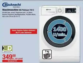 V Markt Bauknecht Waschmaschine Wa Platinum 722c Angebot