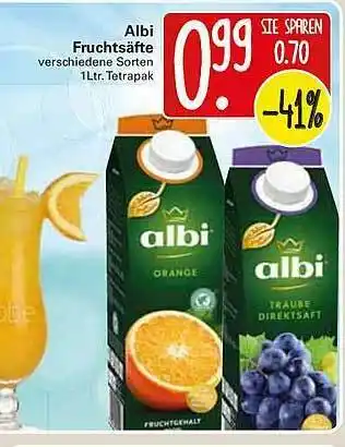 WEZ Albi Fruchtsäfte Angebot