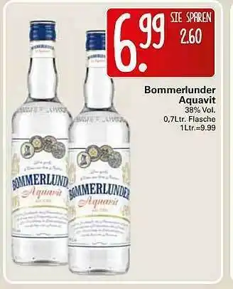 WEZ Bommerlunder Aquavit Angebot