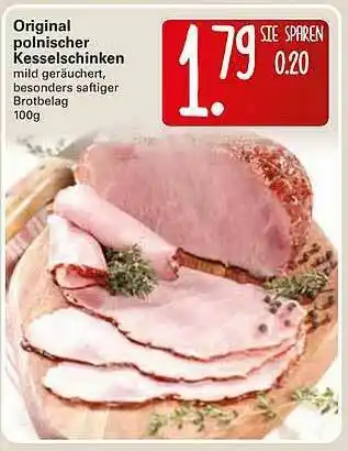 WEZ Original Polnischer Kesselschinken Angebot