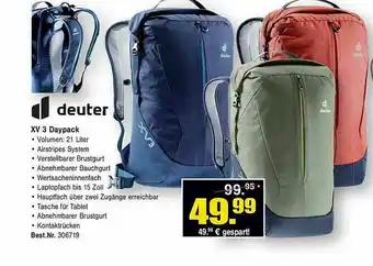 Zweirad Stadler Deuter Xv3 Daypack Angebot