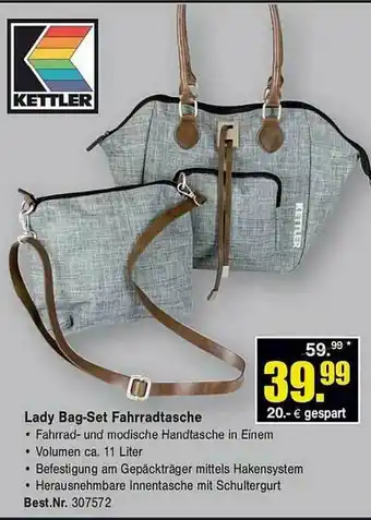 Zweirad Stadler Lady Bag-set Fahrradtasche Angebot