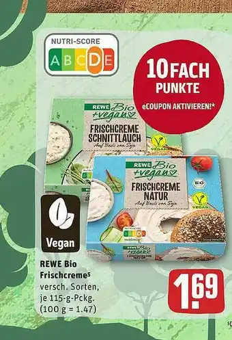 REWE Rewe Bio Frischcreme Angebot