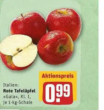 REWE Rote Tafeläpfel Gala Angebot