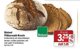 Wasgau Bioland Pfälzerwald Kruste Angebot